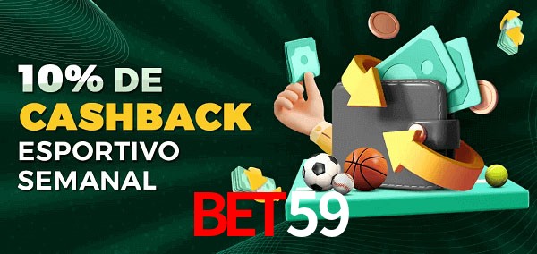10% de bônus de cashback na bet59